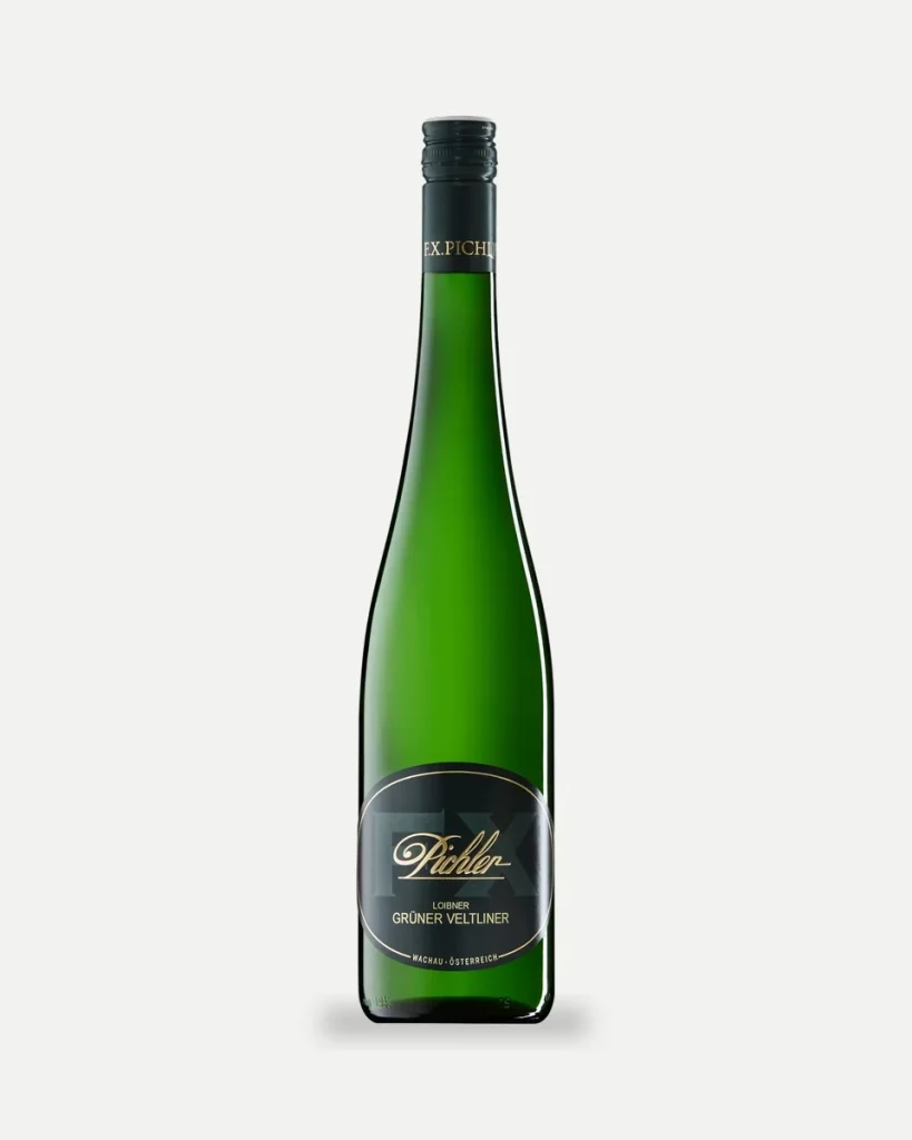 Botellas de los vinos de FX Pichler