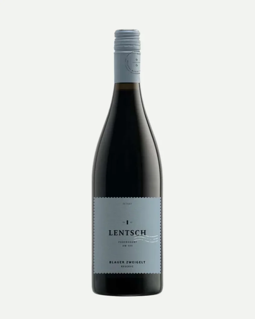 Botella de Seegut Lentsch Blauer Zweigelt Reserve