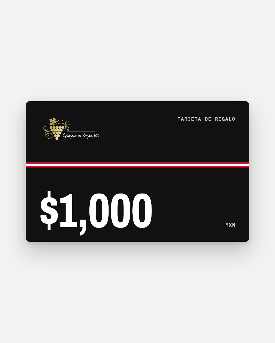 Tarjeta de regalo de Grape & Imports de $1,000
