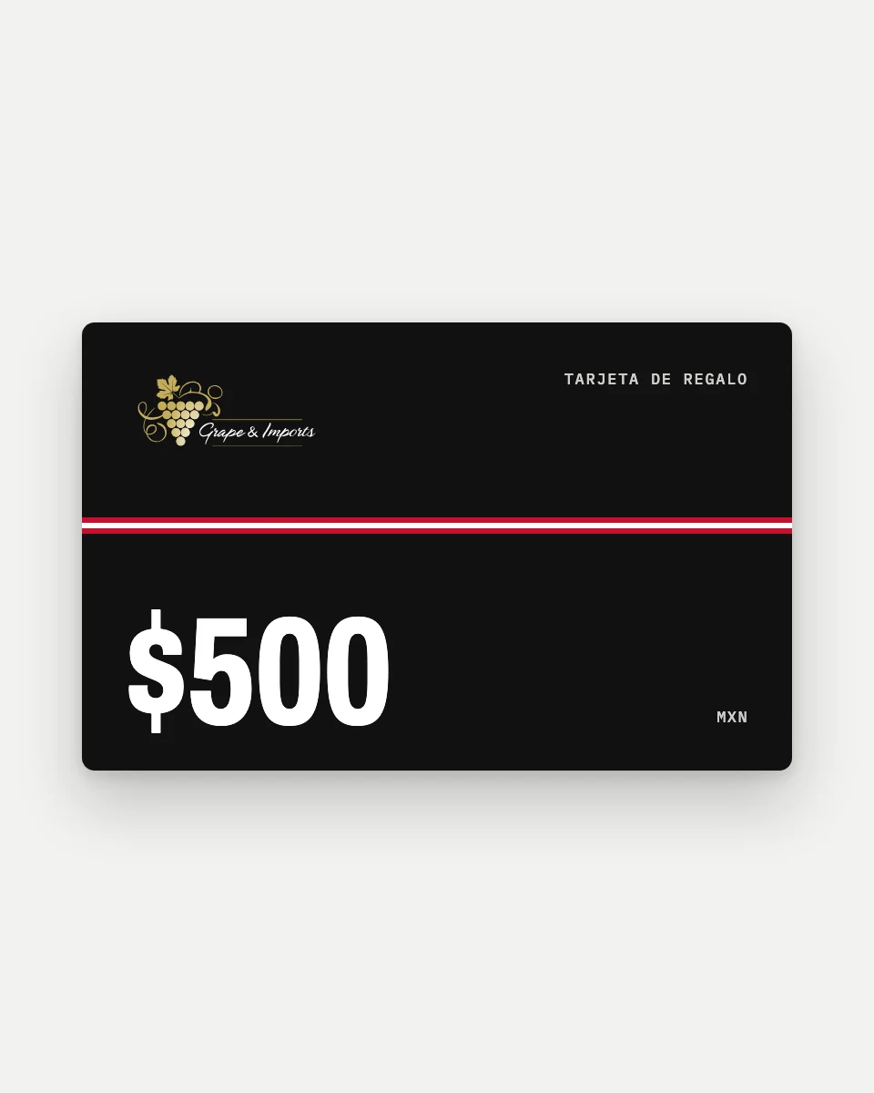 Tarjeta de regalo de Grape & Imports de $500